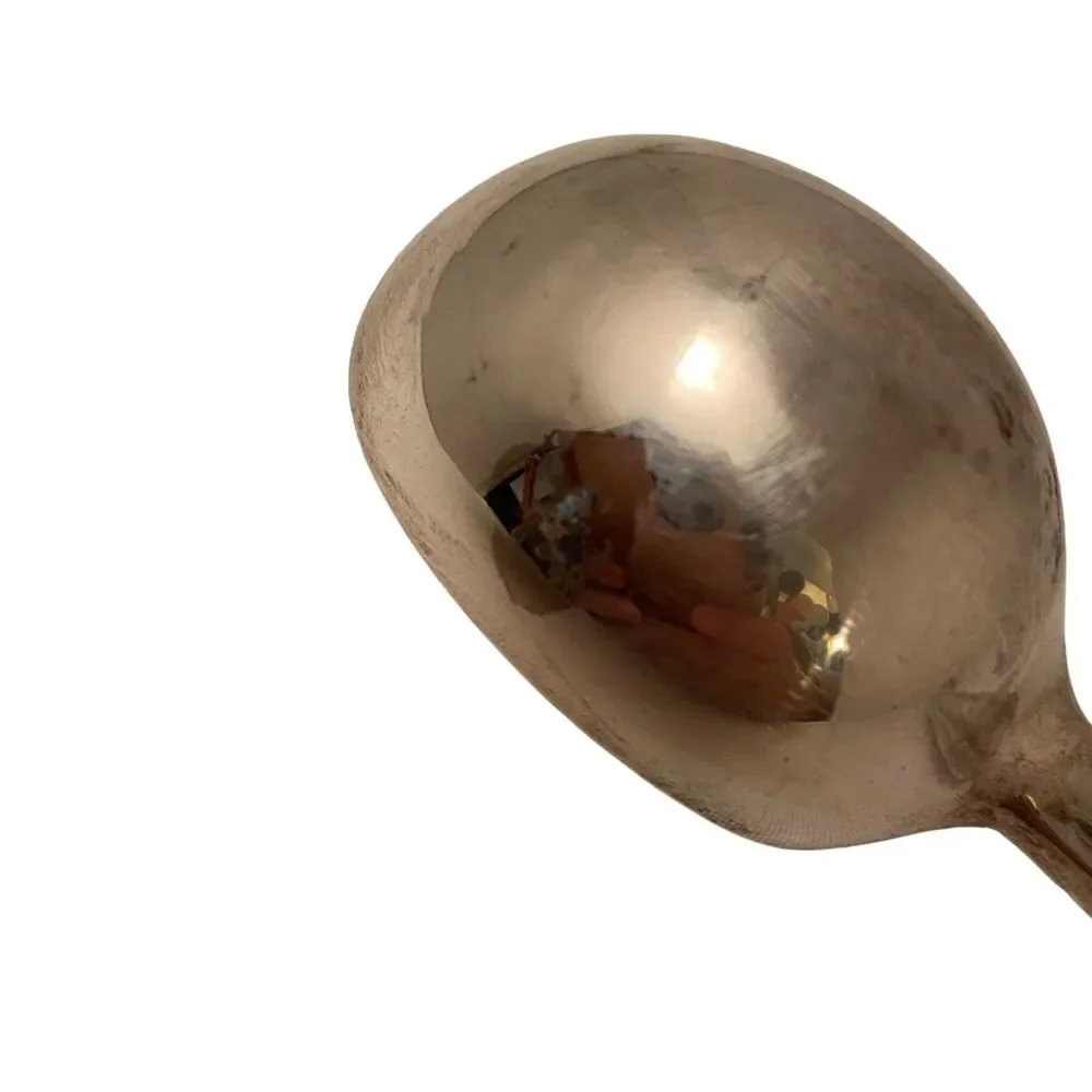 #8120 SHEFFIELD SILVER PLATED VINTAGE ICE CREAM SCOOP  TARNISHED
